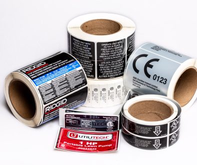 Different labels in a circle